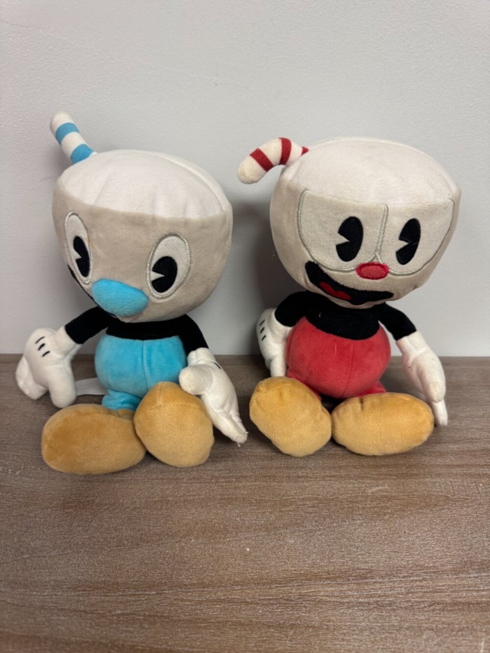 Cuphead and Mugman Plush Toy Set of Two